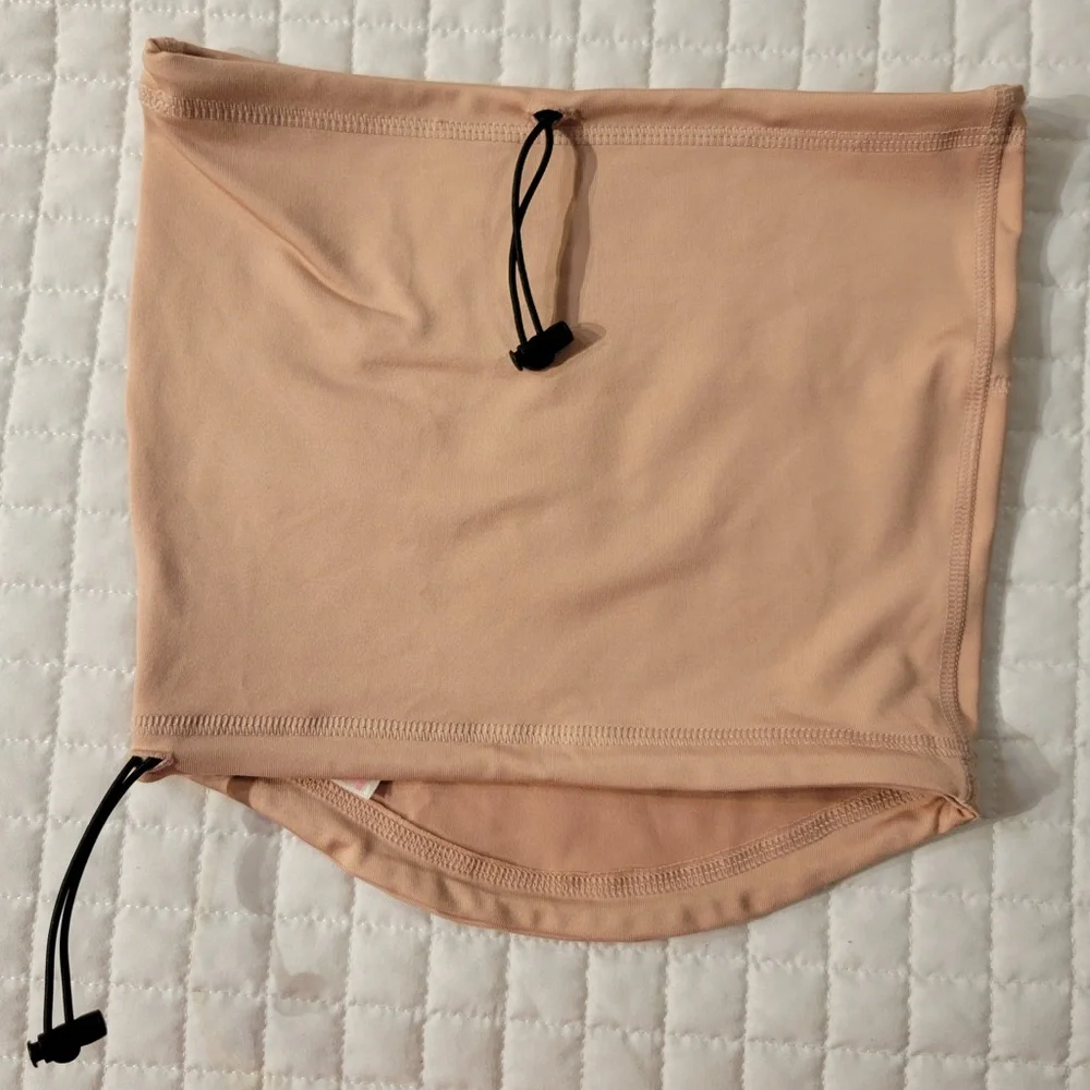PINK Victoria’s Secret Dusty Pink Beige Neck Gaiter Mask Running Hiking Outdoors